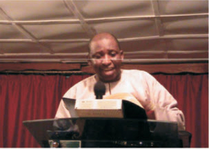 Sunday Daleng leading a revival session